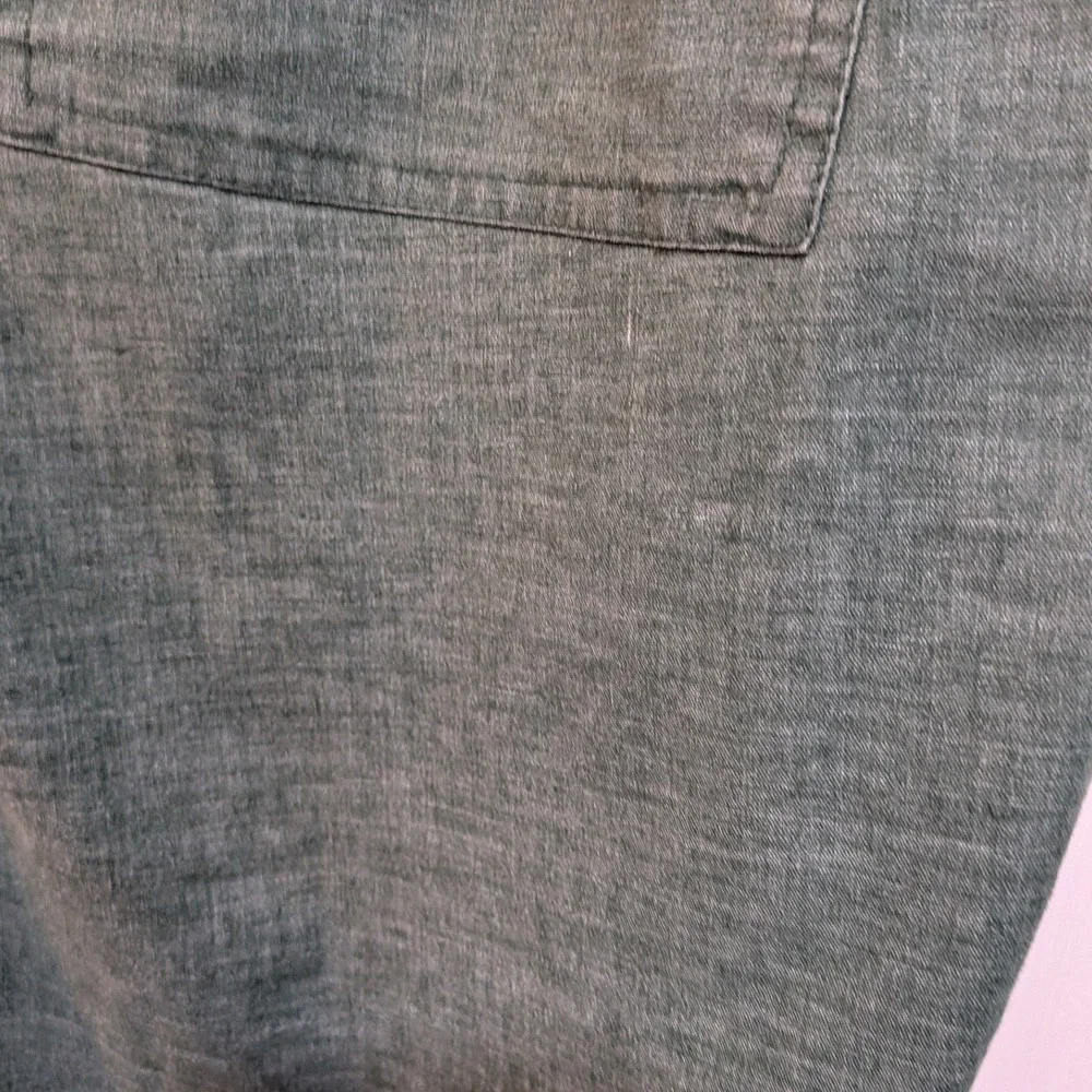 Gorpcore Lounge Prana Breathe Green Hemp Blend Wide Leg Drawstring L Pants